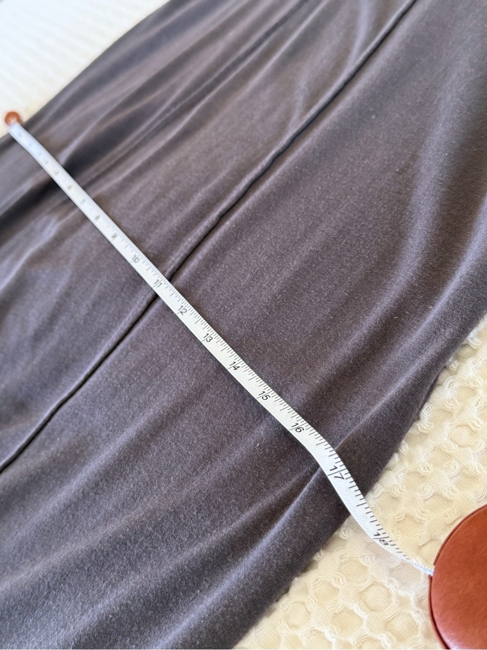Mod-O-Doc Maxi Dress Asymmetrical Seamed Trapeze XS - Picture 9 of 10